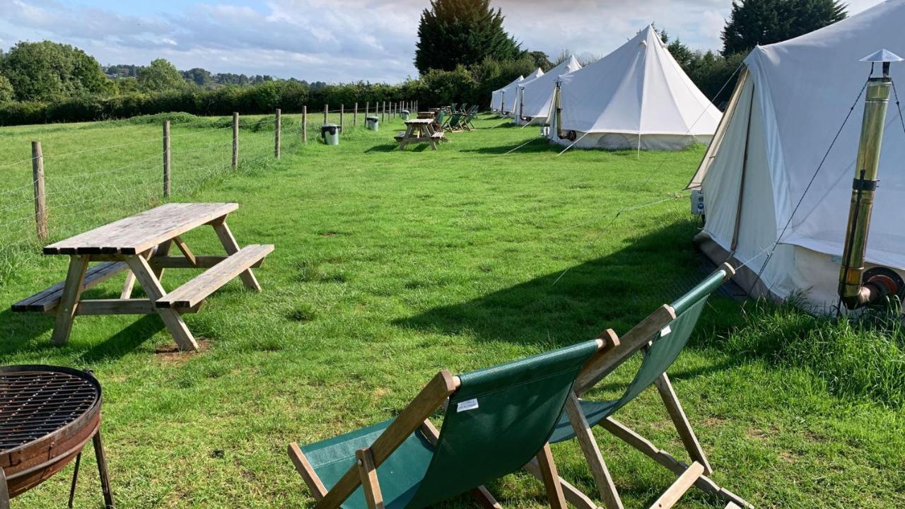 Home Farm Radnage Glamping Bell Tent 2, With Log Burner And Fire Pit Kültér fotó