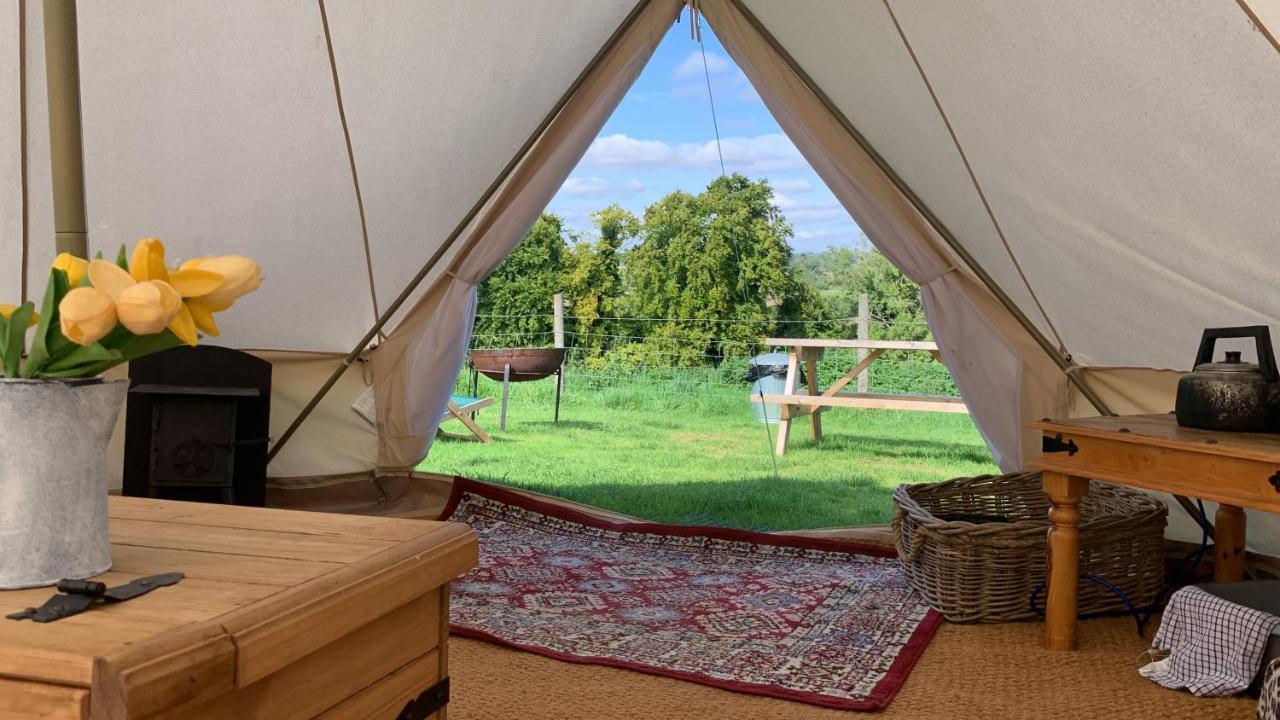 Home Farm Radnage Glamping Bell Tent 2, With Log Burner And Fire Pit Kültér fotó