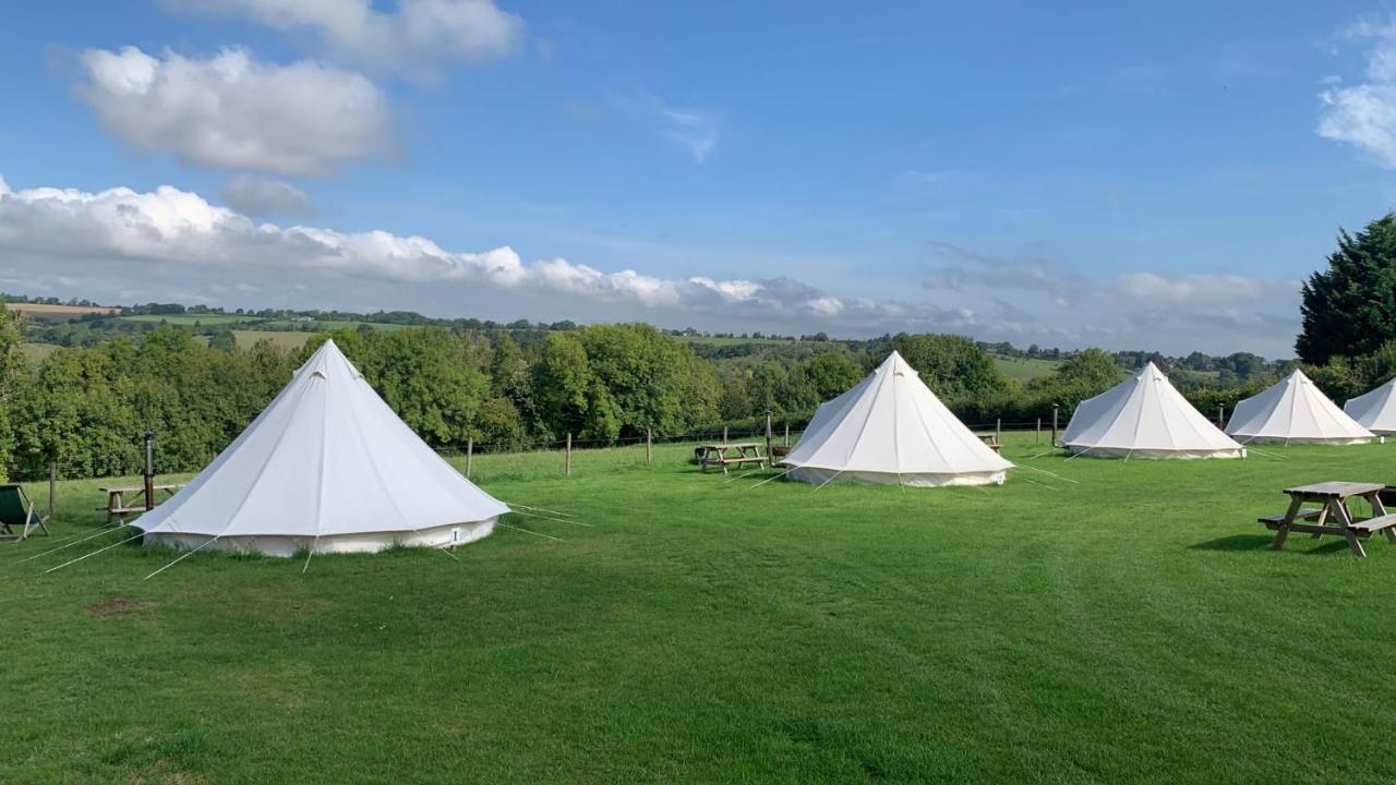 Home Farm Radnage Glamping Bell Tent 2, With Log Burner And Fire Pit Kültér fotó